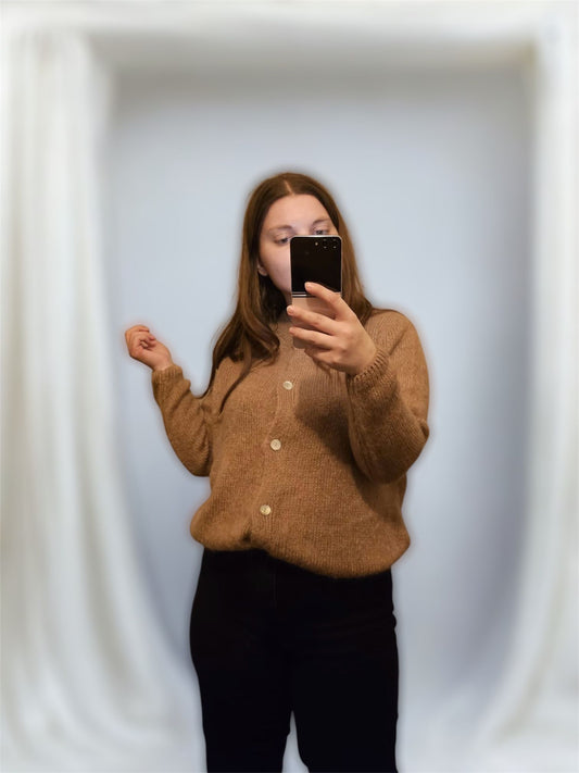 Gilet Lana - Camel